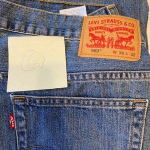 Men's Levi's Jeans 569 36X32